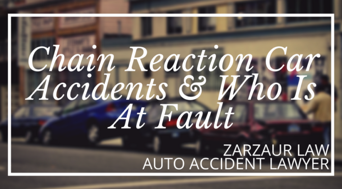 Who Is At Fault in a ‘Chain Reaction’ Car Accident?
