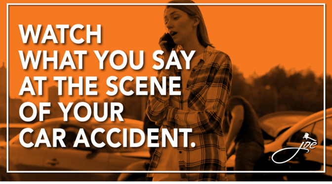 Watch What You Say At The Scene During Car Accident