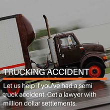 Big Truck Accident Injury Law