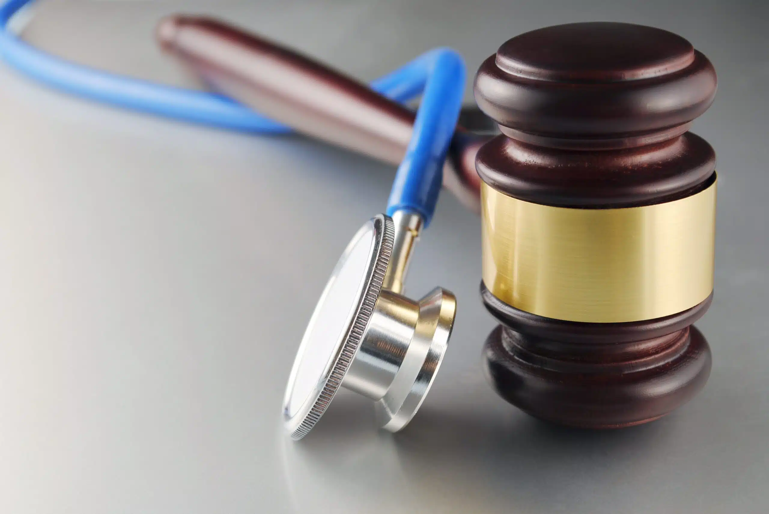 Gavel with stethoscope - Zarzaur Law P.A. - Destin Florida medical malpractice lawyers